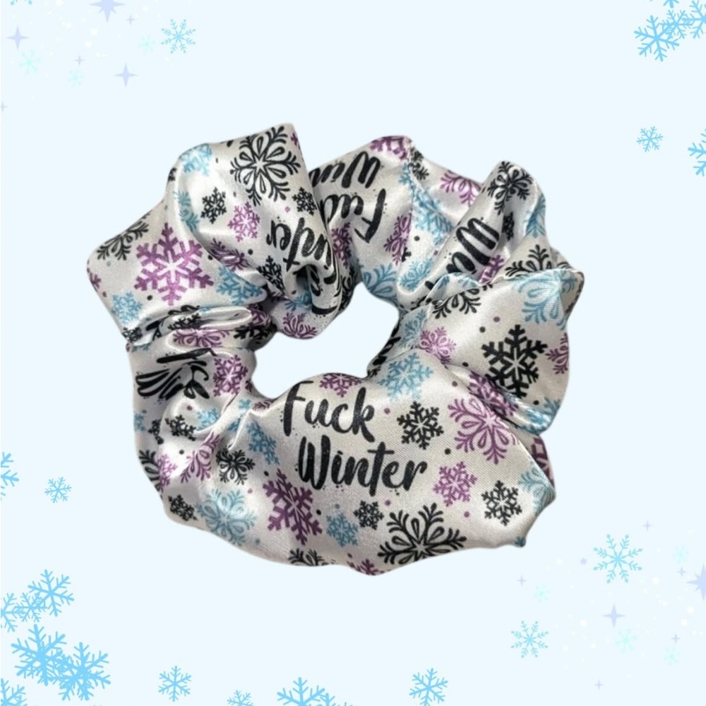 f*ck winter scrunchie
